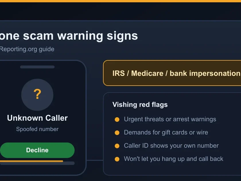 Is This Phone Call a Scam? Vishing Red Flags & What to Do - ScamReporting.org