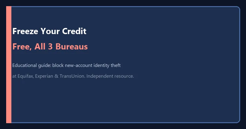 How to Freeze Your Credit (All 3 Bureaus) After Identity Theft - ScamReporting.org
